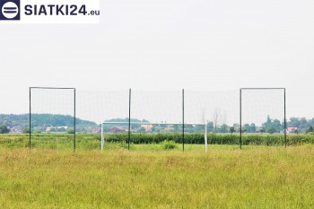 Siatki Grodzisk Wielkopolski - Solidne ogrodzenie boiska piłkarskiego dla terenów Grodziska Wielkopolskiego